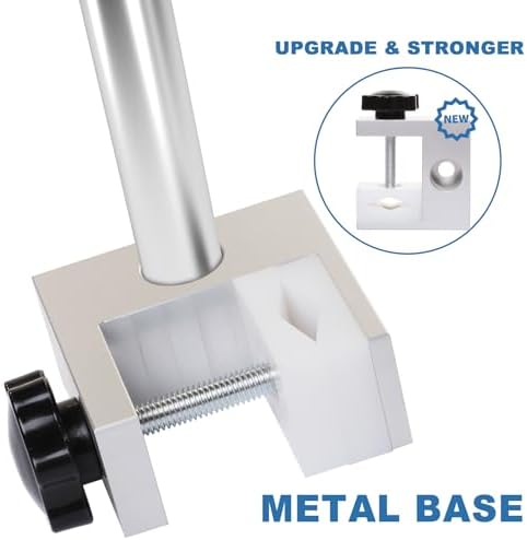 IV Poles for Wheelchair Infusion Stand, Medical Grade Reinforced Stainless Steel Portable IV Stand with 4 Hooks and Solid Metal Base, Telescopic Iv Pole Adjustable Height 29.5-52.5 Inches