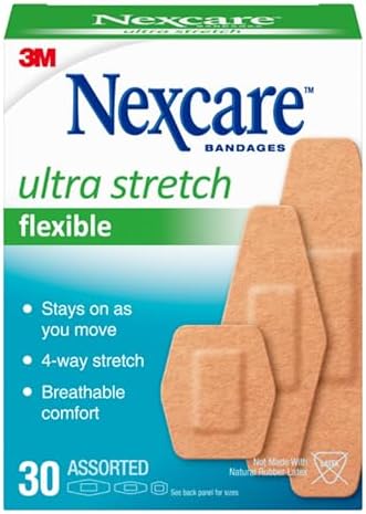 Nexcare Soft 'n Flex Bandage, Assorted Sizes, 30 Count