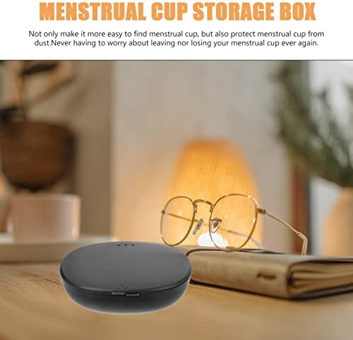 Storage Box 2 Pack Compact Portable Plastic Case 3.34X3.34X0.78 Inch Travel Holder for Feminine Care Hygiene