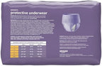 Amazon Basics Maximum Absorbency Postpartum Incontinence Underwear for Women, Protective, Disposable, Fresh Protection, Bladder Leak Protection, Small, Lavender, 24 Count