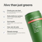 Huel Daily Greens Ready-to-Drink | Peach Hibiscus Superfood Greens | 91 Vitamins, Minerals, and Wholefood-Sourced Ingredients | Adaptogens, Antioxidants, Gut-Friendly Probiotics | 12 Fl Oz, 12 Pk