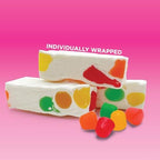Jujube Nougat - 12 Ounce Pack - 35 Count - Easter Candy with Fruit Jelly Pieces - Individually Wrapped Candy for Easter Eggs Fillers - Soft & Chewy Treat