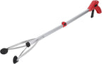 Grabber Tool, Collapsible Aluminum with Ergonomic Grip and High-Capacity Claw, Heavy-Duty Trash Picker for Seniors and Garden Use