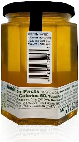 Sanniti Fulmer All Natural Hungarian Acacia Honey, 17.64 oz (Pack of 1)