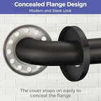 Stardrix Grab Bar Bundle for ADA Compliance, Matte Black Stainless Steel Grab Bar Set for Commercial and Residential Restrooms, 1.5" Diameter - 18", 36", 42" - Pack of 3