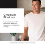 THORNE - Chromium Picolinate - Essential Mineral Supplement for Healthy Metabolism Support - Supports Carbohydrate Cravings* - Third-Party Certified - Dairy, Soy & Gluten-Free - 60 Capsules