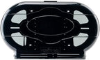 Winco TD-220 Double Roll Jumbo Toilet Paper Dispenser Black Medium