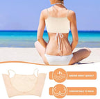 Healeved 2PCS Underarm Sweat Vests Breathable Armpit Sweat Proof Shirts Armpit Pads Reusable Guard proof Undershirts Women Dress Shields for Underarm