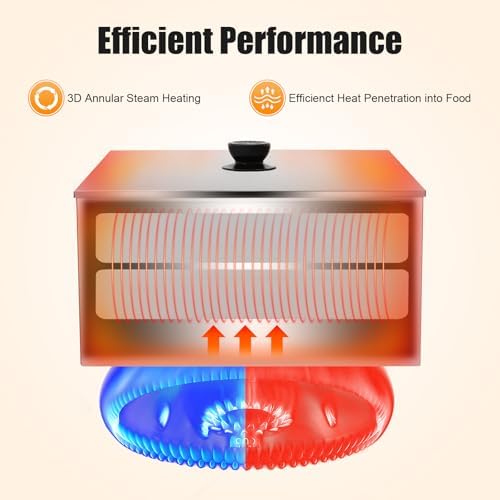 2 Layer Rice Noodle Roll Steamer,304 Stainless Steel Steamed Vermicelli Roll Steamer With Top Open Steam Tray,Extra Tray Stainless Steel Square Tier,Chinese Cheung Fun Cuisine Recipes Cookware For Stove,Induction Cooktop