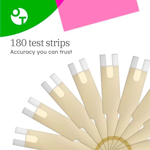 OneTouch Verio Test Strips - 180 Count - Diabetic Test Strips for Blood Glucose Meter & Daily Blood Sugar Levels - 30 Count/Pack (6 Pack)