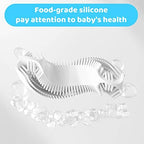 4-in-1 U-Shaped Toothbrush Set - Infant to Toddler Oral Care - Food Grade Silicone - Perfect for Age 1-6 (4-Pack) Baby Essentials Gift