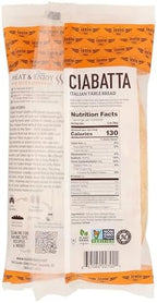 IZZIO ARTISAN BAKERY Take & Bake Ciabatta, 14 Ounce (Frozen)