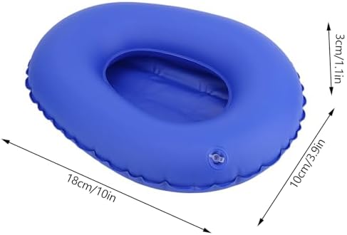 Air Bedpan, Bed Pan, Premium PU Inflatable Bedpan Bed Potty, Inflatable Cushions Potty, Air Inflation Bed Pans, Anti Bedsore Toilet Urinal Air Cushion for Elderly Bedridden Females