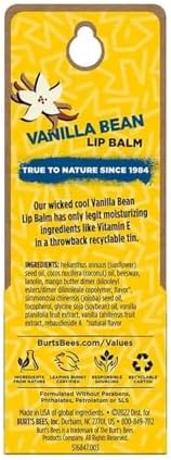 Burt's Bees Vanilla Bean Lip Balm Tin 0.3 oz
