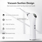 Electric Tonsil Stone Remover Vacuum – High-Precision & Painless Cleaning, Food-Grade Material, 6 Suction Levels | Tonsil Stone Removal Kit with LED Light, Oral Protection & 11 Attachments