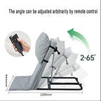 Electric Lift Bed Backrest for The Elderly, Lift Bed Backrest with Removable Headrest and Remote Control, Adjustable Sit-up Backrest Bracket, for Pregnant Women, After Surgery Recovery