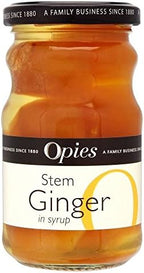 Opies Stem Ginger in Syrup (280g) - Pack of 2