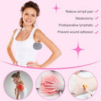 Colingmill 4 Pcs Lymphedema Axilla Pillow Masectomy Cotton Post Breast Operation Pillow for Sleeping Mastectomy Underarm Armpit Pain Relief Pure Color
