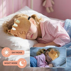 Cute Sleep Masks Cartoon Eye Mask Plush Sleeping Mask Kawaii Travel Blindfold - Funny Novelty Eye Shade for Kids, Girls & Adults, Brown Baguette