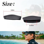 RZP2926AA Soft Rubber Replacement Nose Pads Compatible with Sunglasses Paunch XL/Paunch (Including Left and Right Nose Pads) Black