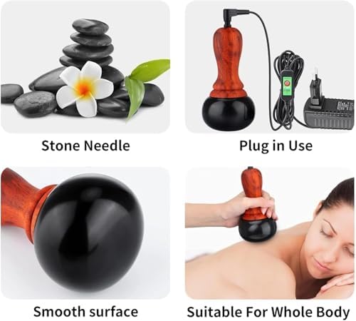 Electric Massager Gua Sha Hot Stone, Scraping Back Heat Massage Tool Scraping Your face Massage Relax The Skin Lift Muscles Cura Spa