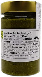 GUSTO ETNA Sicilian Pistachio Pesto, Paste, Unsweetened, 6.7 oz (190g), Salty Pistachio Pesto, Great as toppoing or Pasta sauce, Made in Bronte Siciliy, Product of Italy, Non GMO