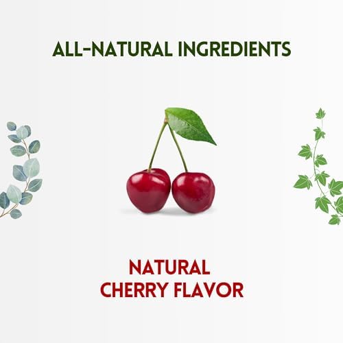 HERBION Naturals Cough Drops with Natural Cherry Flavor, Dietary Supplement, Soothes Cough, for Adults and Children Over 6 Years, 25 Drops, No Artificial Flavor, Pack of 1