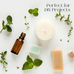 Peppermint Essential Oil 4 oz. with Huge Glass Bottle, Glass Dropper, and Sprayer. Detailed User's Guide E-Book. Skin Care, Garden Care, and Hair Care.