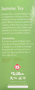 Ten Ren Jasmine Tea bag, 50 bags (Taiwan)