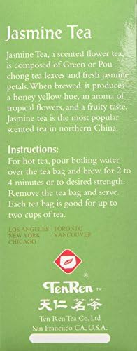 Ten Ren Jasmine Tea bag, 50 bags (Taiwan)