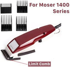 Barber Professional Universal Hair Clipper Limit Comb Replacement Cutting Guide Comb for Moser 1400 Series（4Pcs/Set ）