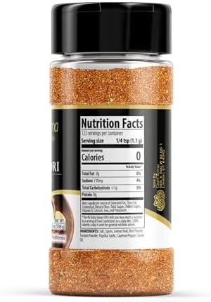 GranAroma Tandoori Spice Blend, 4.8 oz, Flavorful Spice Blend, Curries & Dry Rubs, Spicy & Smoky