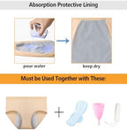 JojoQueen Period Underwear for Women Menstrual Panties Cotton Postpartum Easy Clean Teens Brief