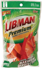 Libman 6033951 Latex Cleaning Gloves Orange - Large