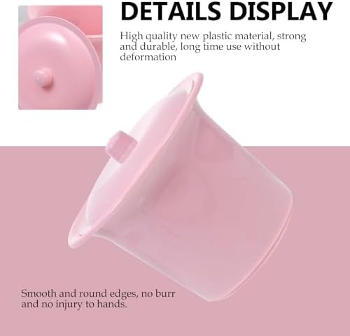 CLISPEED Plastic Bedpan with Lid and Elderly, Home Urinal Container, Portable Spittoon Bucket for Medical and Daily Use Random Color