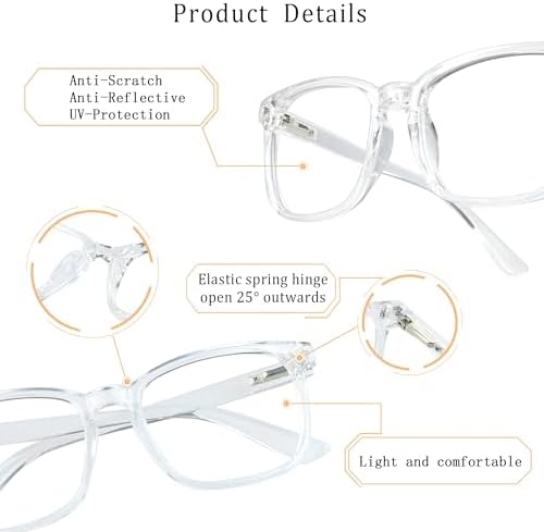 LifeArt Blue Light Blocking Glasses, Anti Eyestrain