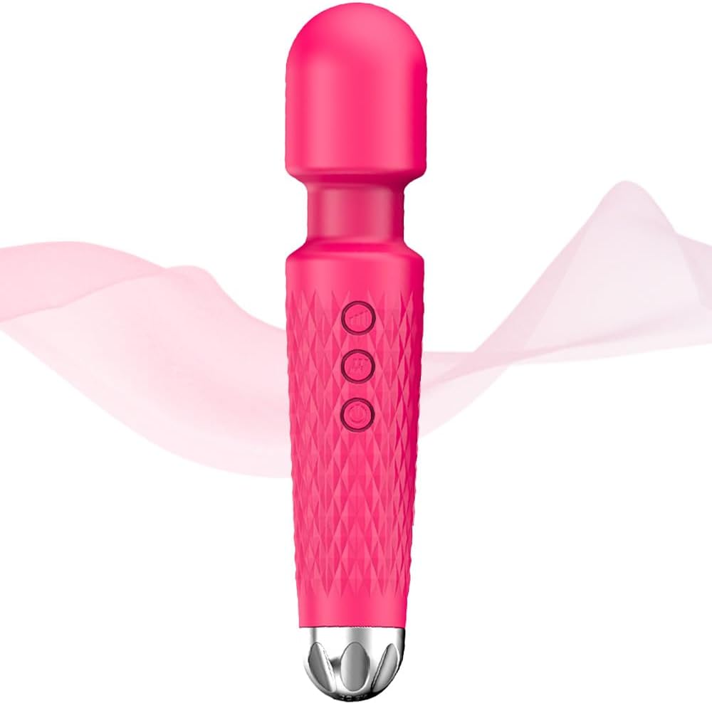 Handheld Electric Back Massager Waterproof 10 Vibration Modes Portable Cordless Waterproof Muscle Massager Pain Relief Deep Relaxation AA02623