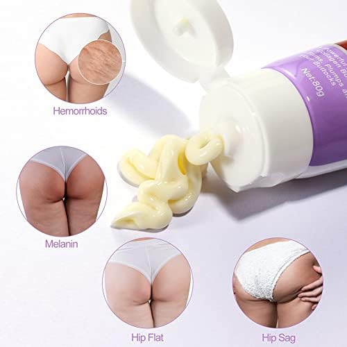 2 Pack Butt Enhancement Cream, Hip Lift Up Cream for Bigger Butt - Deeply Moisturizing Buttocks Cream Massage Lotion