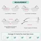 Eyekepper Ladies Frameless Reading Glasses - Lightweight Rimless Readers for Women