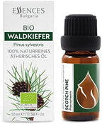Organic Scotch Pine Essential Oil 1/3 Fl Oz (10ml) Pinus Sylvestris - 100% Pure Natural and Undiluted Therapeutic Grade for Aromatherapy Diffuser Humidifier Skin Care DIY Cosmetics