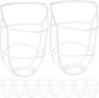 TIDTALEO Reusable Infusion Hanging Net Cover for Saline Bottles and Infusion Bottles Lightweight Mesh Bottle Holder for Hospital and Home Use 5.90 X 3.54 X 1.77 Inches 10 Pack