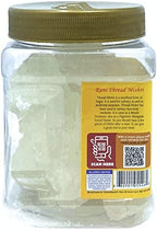 Rani Thread Misri (Rock Sugar/Dhaga Mishri) 17.5oz (1.1lbs) 500g PET Jar ~ All Natural | Gluten Friendly | No Colors | Vegan | Kosher | Indian Origin