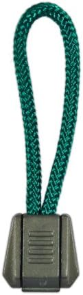 Paracord Planet Zipper Pulls Available in Various Color Combinations – Choose from 5, 10 and 20 Pack Sizes (Dark Green/OD Green, 10 Pack)