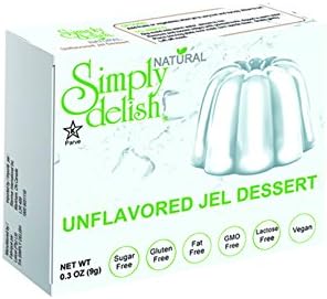 Simply Delish Jel Desserts, Unflavored, 0.3 Ounce (9g)