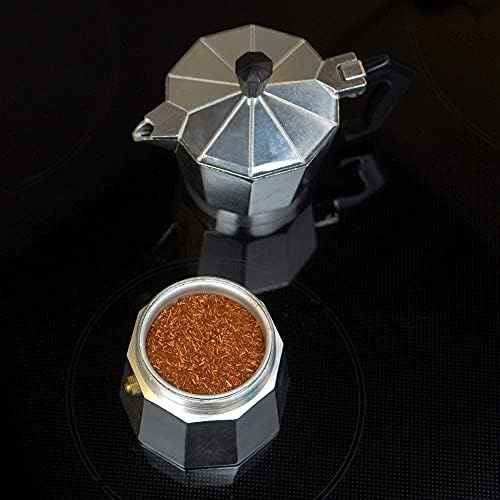Red Espresso Rooibos Tea – Ground South African Red Tea for Espresso Machines – Caffeine-Free Herbal Brew, Coffee Alternative, Brews Like Coffee – 8.8 oz (250 g)