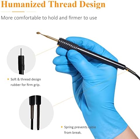 1 Pair Wax Carver Pencil Pen for Dental Lab Electric Waxer Carving Waxing Machine,Replacement Waxer Carving Pens…