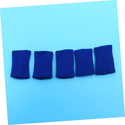 Beaupretty 5pcs Protective Finger Cots Sports Finger Guards Sports Covers Comfortable Elastic for Basketball Volleyball