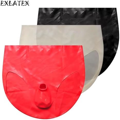 Mens Latex Rubber Panties Shorts with Ball and Half Sheath Cut-out Ring Underwear