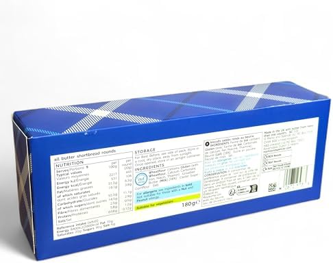 M&S All Butter Scottish Shortbread Rounds 180g x2, Rich & Buttery, Baked in Scotland