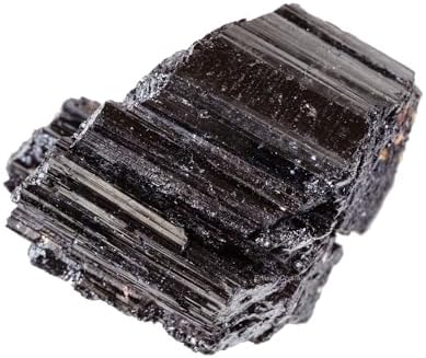 Erliway 2-3'' Black Tourmaline Raw Crystals, Natural Rough Crystals and Healing Stones, Crystal Rocks and Gemstones for Tumbling Cabbing Fountain Rocks Decoration Wire Wrapping Reiki (0.15-0.22lb)